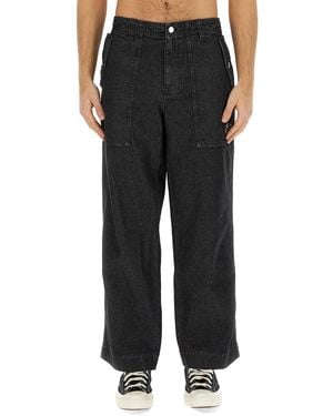 Maison Kitsuné Workwear Jeans Cotton - Black