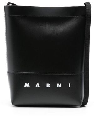 Marni Bum Bag Faux Leather Outer: Polyurethane Satchels & Cross Body - Black