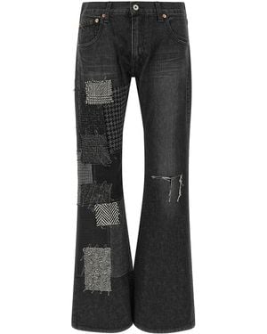 Junya Watanabe Patchwork Jeans - Black