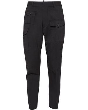 DSquared² Pants Wv Ea - Black