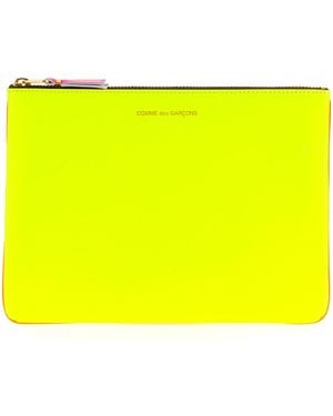 Comme des Garçons Super Fluo Wallets And Card Holders - Yellow