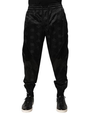 Dolce & Gabbana Monogram Jogger - Black