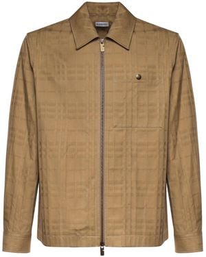 Burberry Oakwell Cotton Jacket - Natural