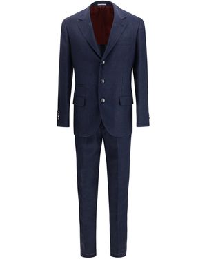 Brunello Cucinelli Two-Piece Single-Breasted Suit - Blue