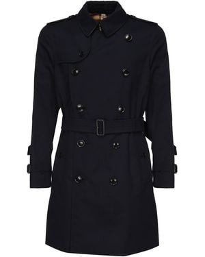 Burberry Kensington Trench Coat - Blue