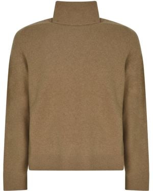 Maison Margiela Camel Wool Jumper - Brown