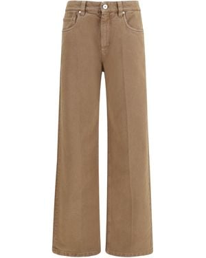 Brunello Cucinelli Straight Jeans Cotton - Natural
