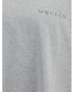 McQueen Logo T-Shirt - Grey