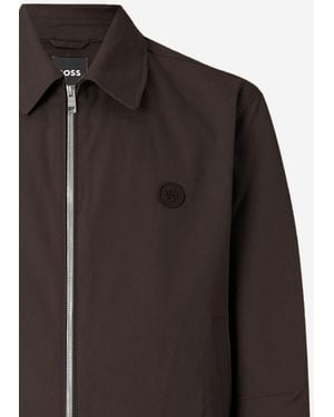 BOSS Jacket Stretch Cotton - Black