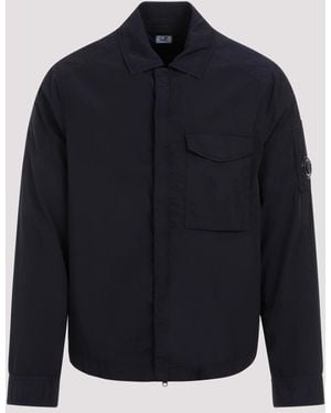 C.P. Company Navy Overshirt Utility Jacket - Blue