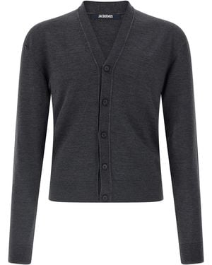 Jacquemus 'Le Cardigan Brodé' Cardigan - Blue