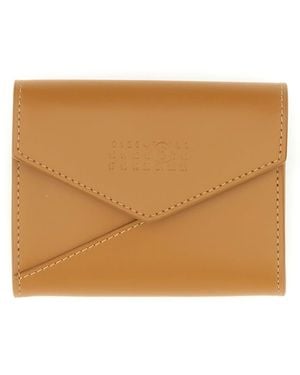 MM6 by Maison Martin Margiela Wallet With Logo - Brown