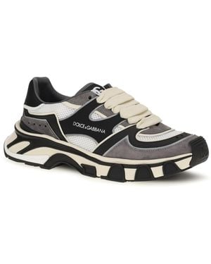 Dolce & Gabbana Sneakers With Mesh Details - White