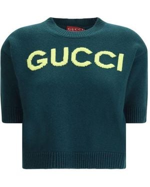 Gucci Wool Sweatshirt Clothing - Green