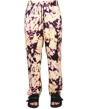 Dries Van Noten Elastic Drawstring Waist Trousers - Multicolour