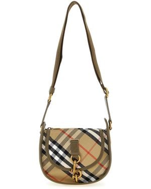 Burberry Polyester Crossbody Bag - Metallic