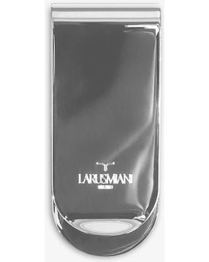Larusmiani Money Clip Dollaro Wallets And Holder - Gray