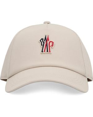 Moncler Baseball Cap Cotton Hat - Natural