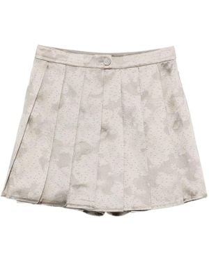 Emporio Armani Pleated Shorts - White