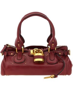 Chloé Buffalo Leather Shoulder Bag - Red