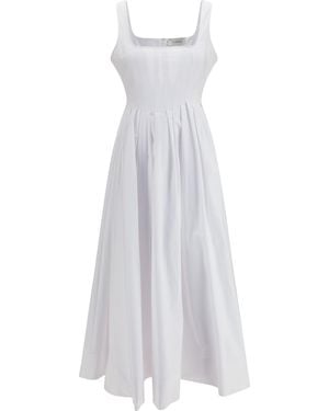Max Mara Long Giro Dress - White