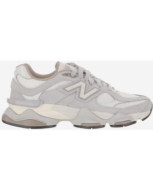 New Balance Sneakers 9060 Suede/Mesh Sneakers - Gray