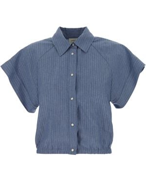 Jacob Cohen Camicia Maniche Corte Raglan - Blue