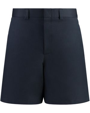 Gucci Cotton Bermuda Shorts Wool - Blue