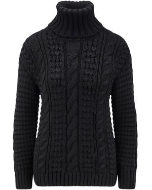Moncler Genius Jumpers Viscosa Elastan - Black