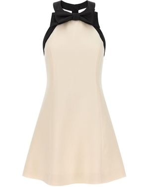 Valentino Garavani Crêpe Couture Dress - Natural