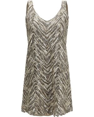 Brunello Cucinelli Short Sequin Dress - Multicolour