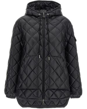 Moncler Diamond Quilted Down Jacket - Black