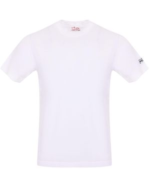 Mc2 Saint Barth Cotton T-Shirt - White