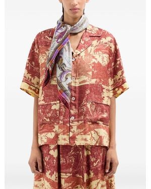 Pierre Louis Mascia Scarfs Silk - Red