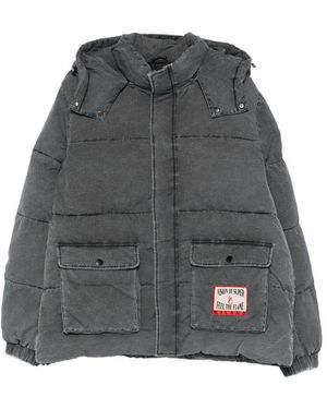 Vision Of Super Hooded Padded Jacket - Grey