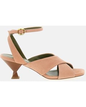 MARIA LUCA With Heel Goatskin Leather - White