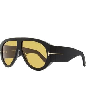 Tom Ford Bronson Sunglasses Tf1044 01E 60Mm Ft1044 Plastic (Acetate) - Black