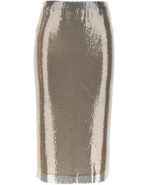 Sportmax Cariddi Skirt Polyester - Natural