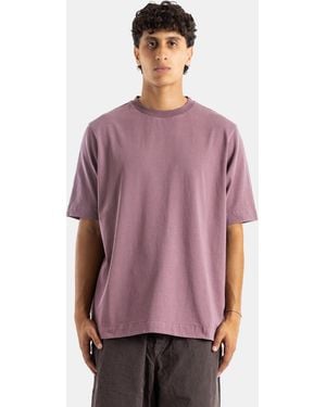 Casey Casey T-Shirt Felix En Jersey Épais Raisin T-Shirts And Polos - Purple