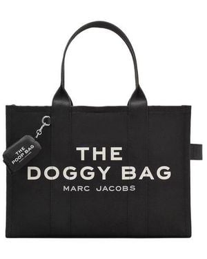 Marc Jacobs Tote Bag Cotton Canvas Tote-Bags - Black