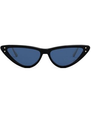 Dior Sunglasses Cat Eye Full Rim, Shiny Frame And Lens Missb4U12B0 - Blue