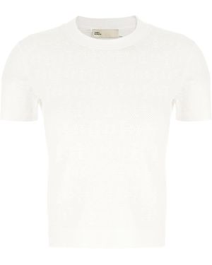 Tory Burch Viscose Blend Top - White