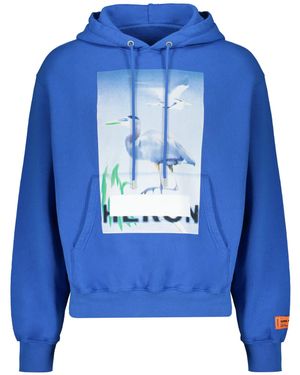 Heron Preston Printed Cotton Sweatshirt - Blue