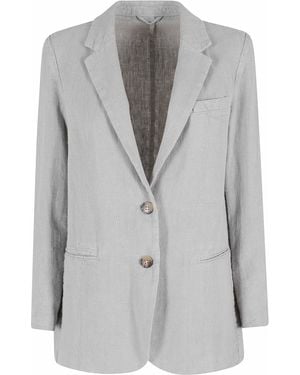Kiltie Giacca Lucas Lino Fodera: Cotone Blazer - Grey