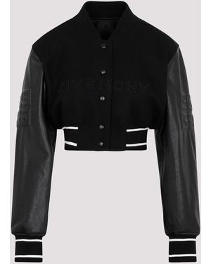 Givenchy Short Bomber Jacket - Black