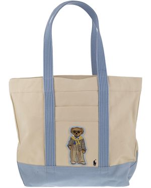 Polo Ralph Lauren Polo Bear Canvas Tote - White