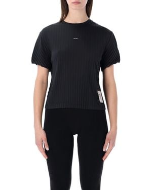 Satisfy Auralite Pleated T-Shirt Recycled Polyester - Black