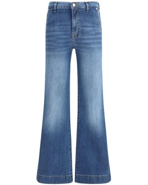 7 For All Mankind Modern Dojo Flare Jeans - Blue