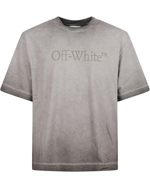 Off-White c/o Virgil Abloh Laundry Skate Logo Tee - Grey