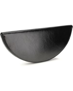 Maison Margiela Clutch Bag Halfmoon Leather Calf - Grey